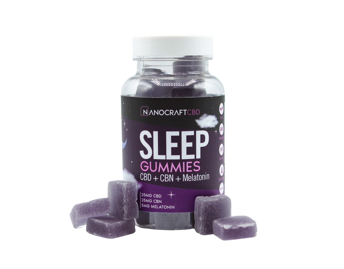 Sleep Gummies with CBD - CBN and Melatonin